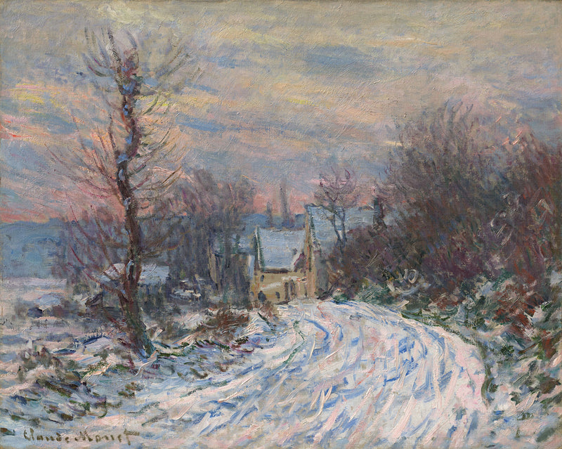 L’Entrée de Giverny en hiver W967 – Claude Monet
