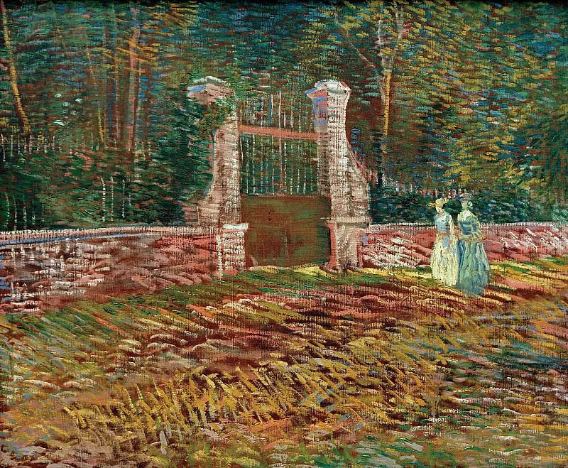 Entrée du parc Voyer d’Argenson, F305 – Van Gogh