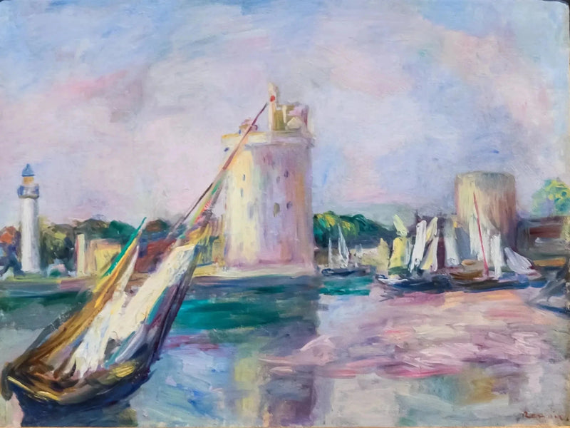 L’Entrée du port de La Rochelle, 1896 – Renoir