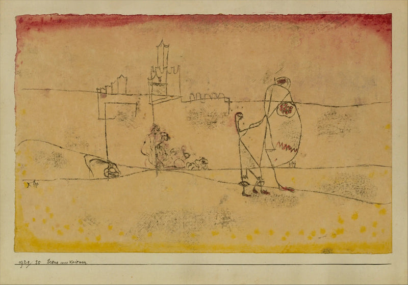 Épisode à Kairouan - Paul Klee