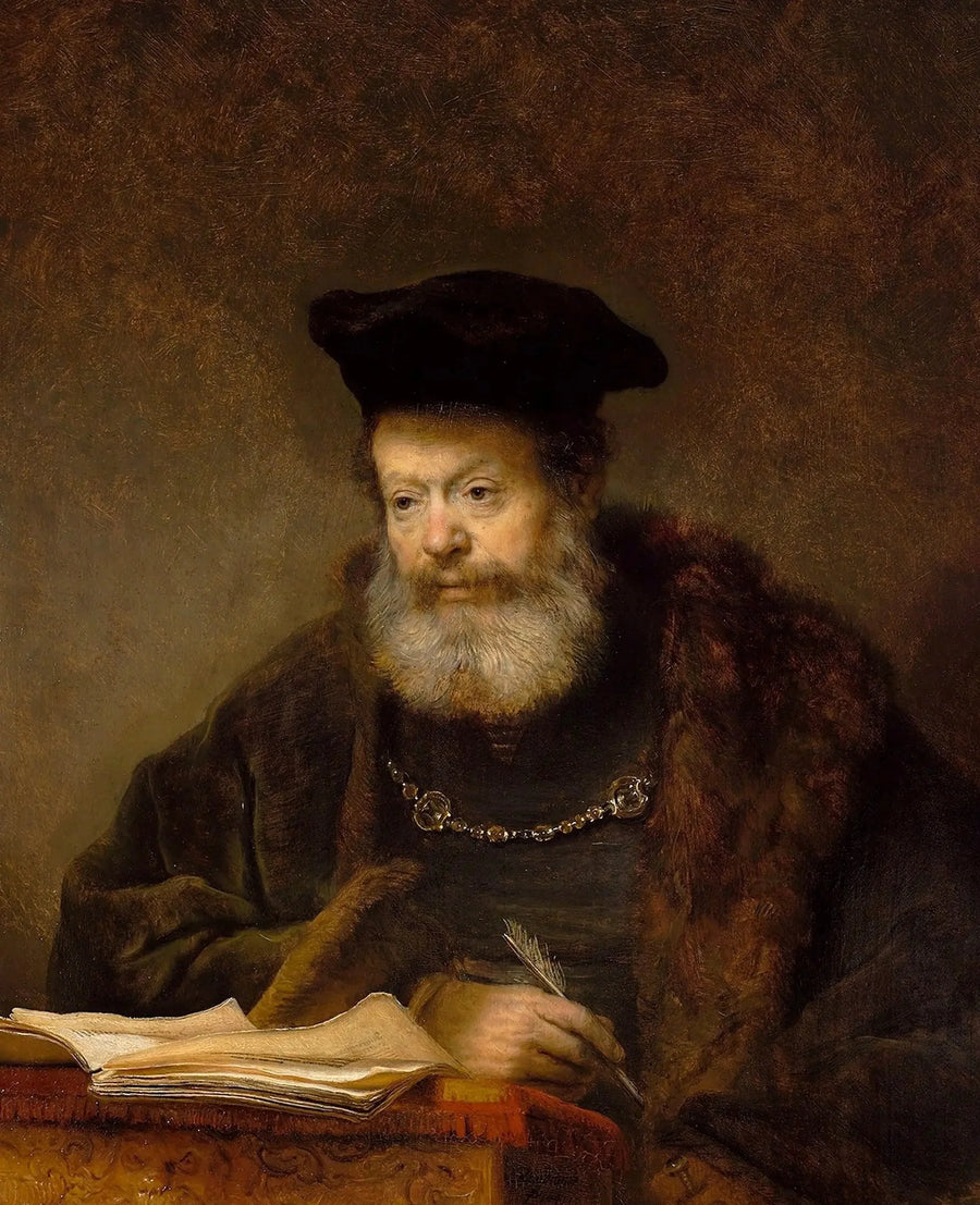 Érudit à sa table de travail - Rembrandt
