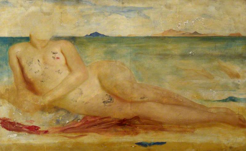 Esquisse pour « Actée, la nymphe du rivage » - Frederic Leighton