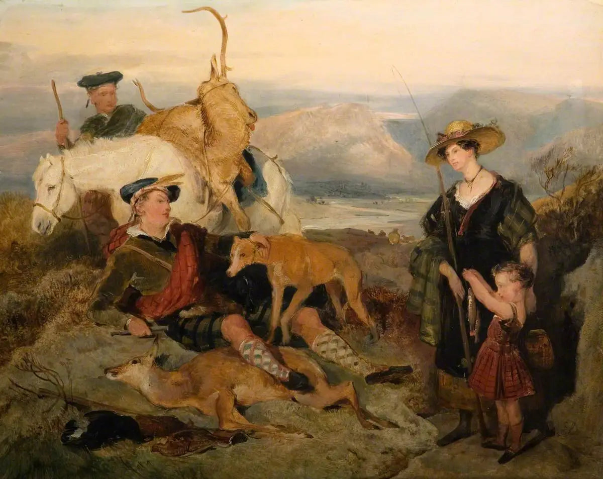 Esquisse pour « La chasse au cerf dans les hautes terres » - Edwin Henry Landseer - Alpha Reproduction