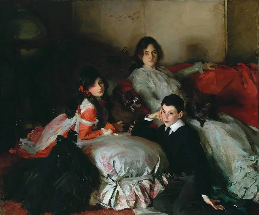 Essie, Ruby et Ferdinand, les enfants d'Asher Wertheimer - John Singer Sargent