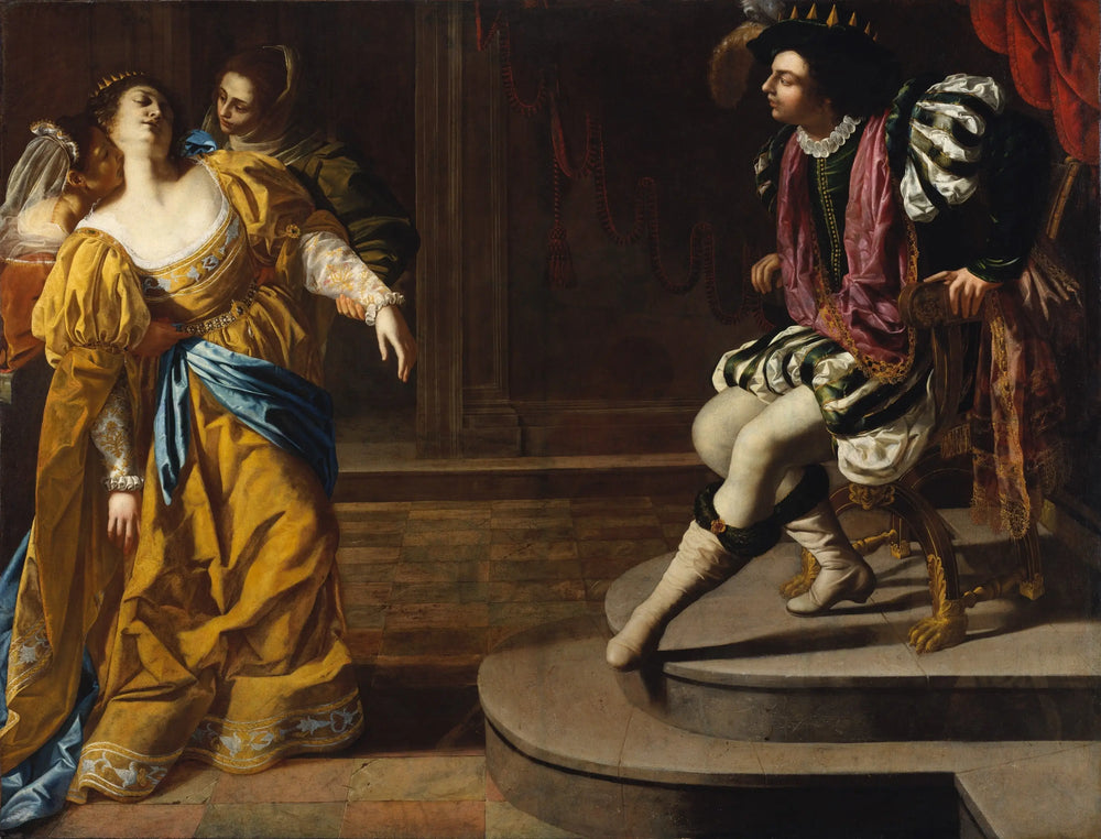 Esther et Assuérus - Artemisia Gentileschi - Alpha Reproduction
