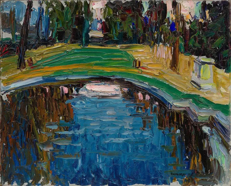 Étang dans le parc - Vassily Kandinsky