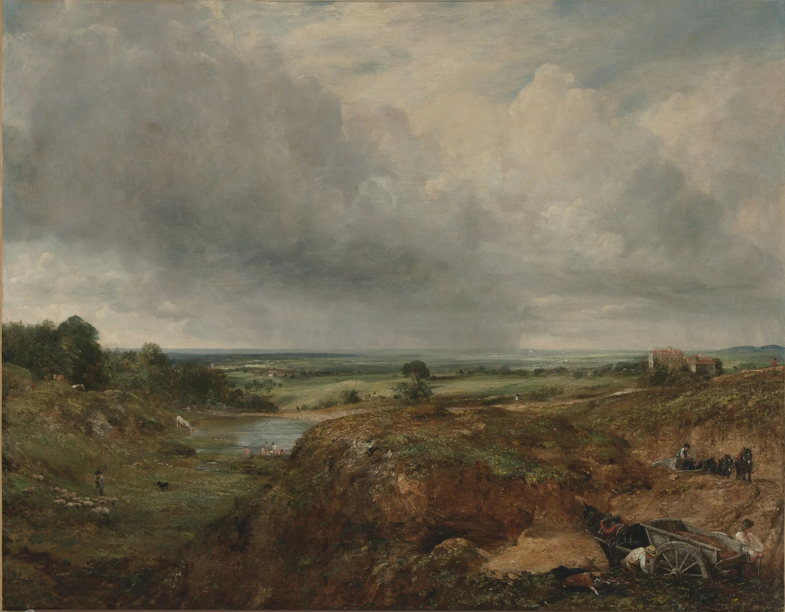 Étang de Branch Hill Hampstead Heath (1824) - John Constable - Alpha Reproduction