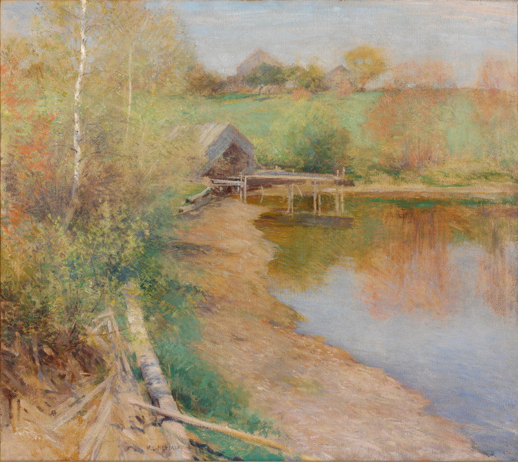 Étang du moulin - Willard Metcalf