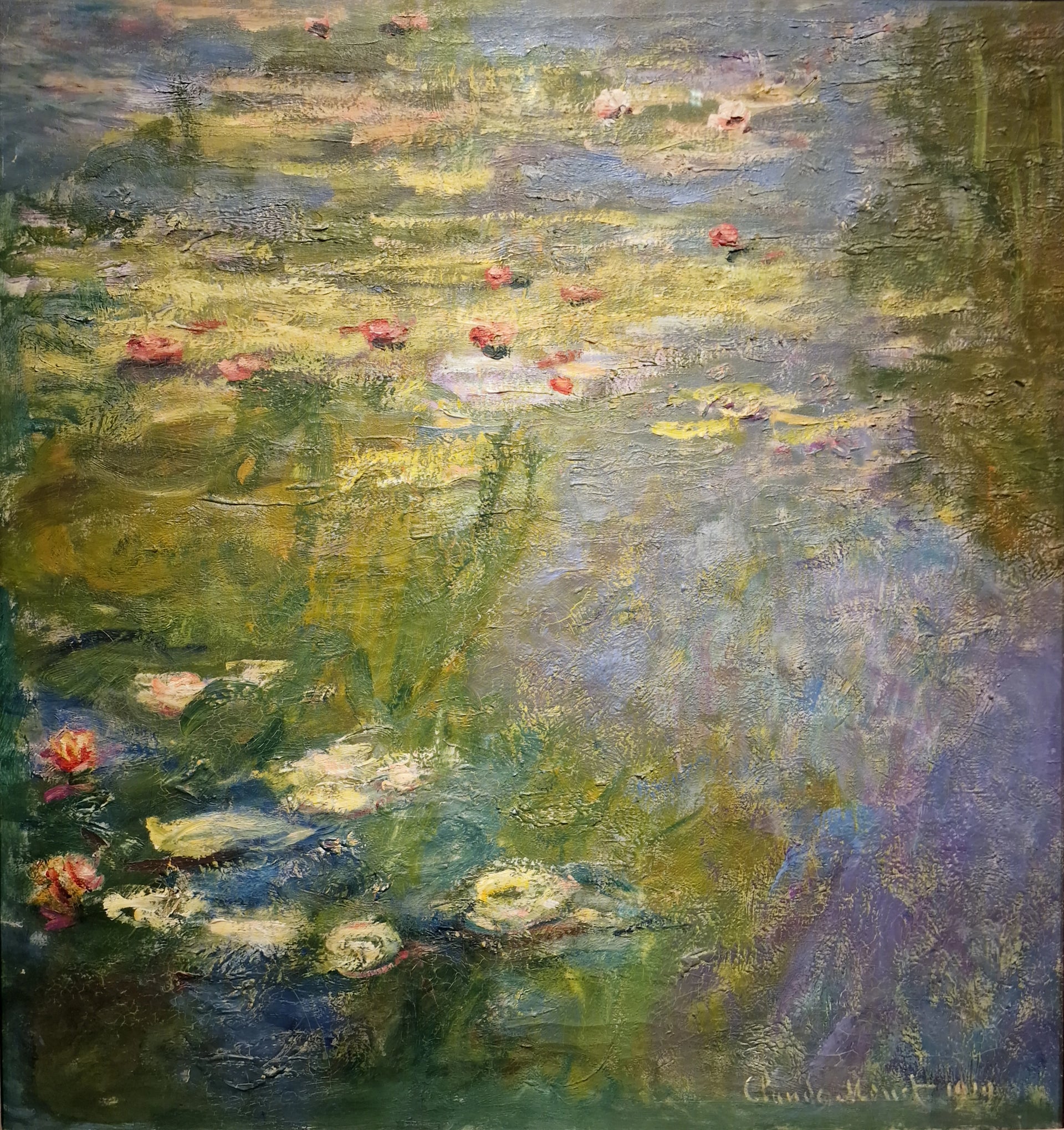 Water Lily Pond de Claude Monet, 1919 – Tel Aviv Museum of Art, Wildenstein 1893-1