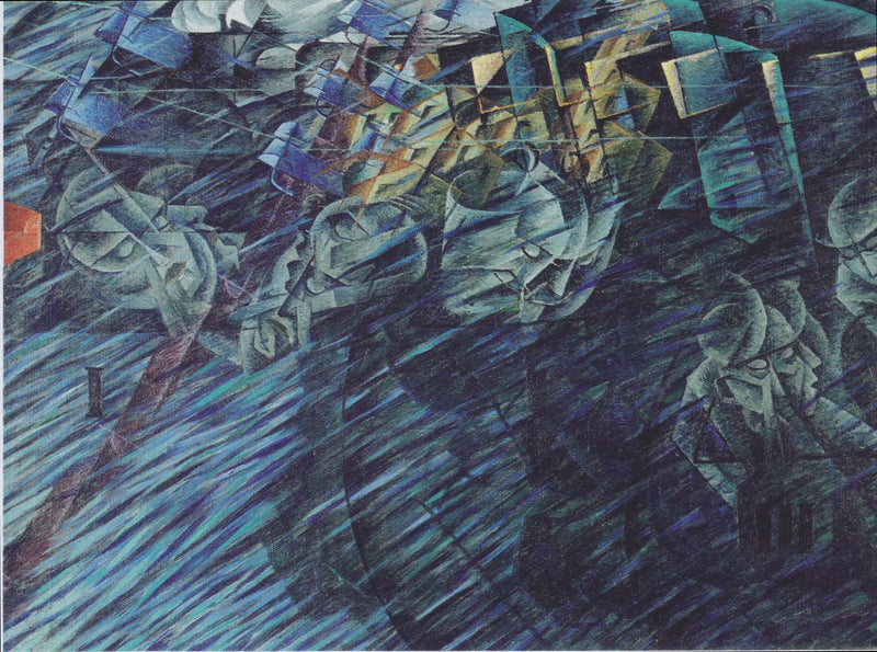 États d'âme II : Ceux qui partent - Umberto Boccioni