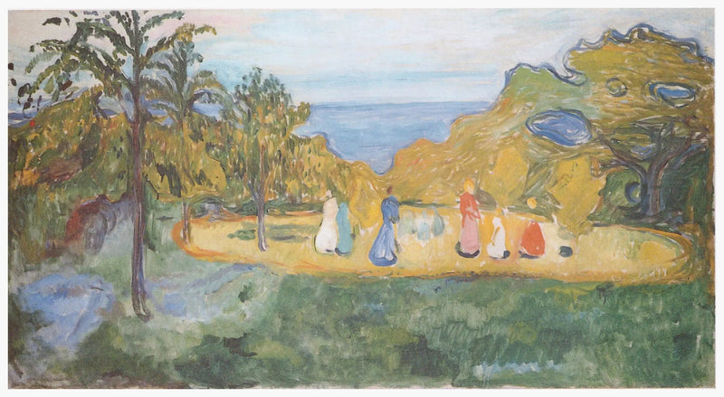 Été dans le parc (Frise Linde) - Edvard Munch