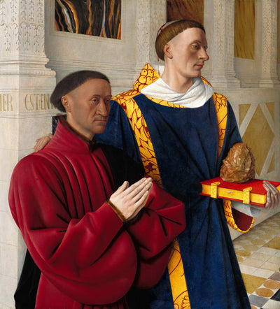 Étienne Chevalier présenté par saint Étienne - Jean Fouquet - Alpha Reproduction