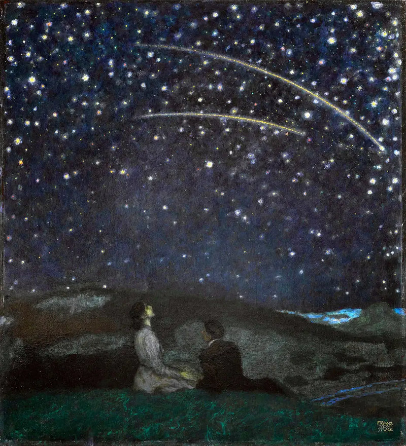 Étoiles Filantes - Franz Von Stuck