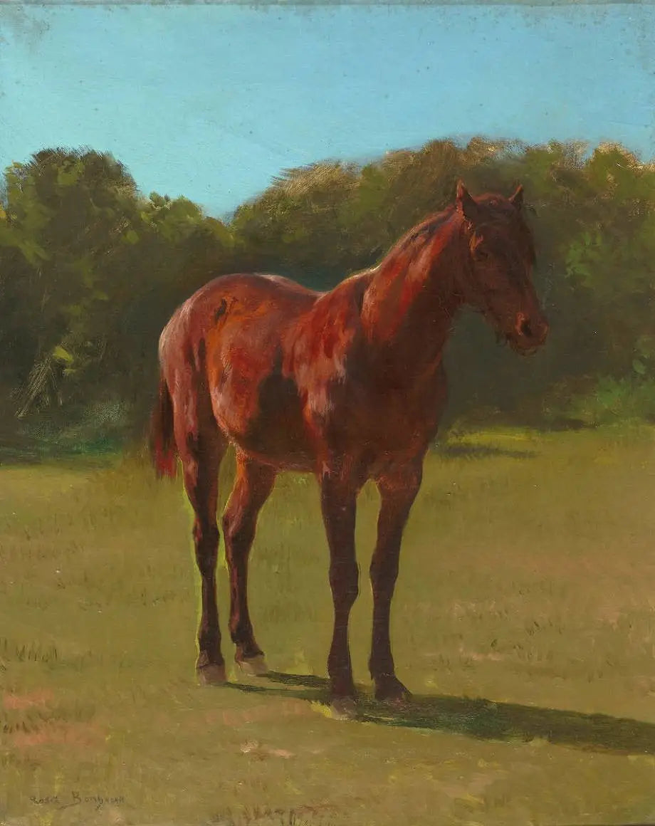 Étude de cheval bai - Rosa Bonheur - Alpha Reproduction