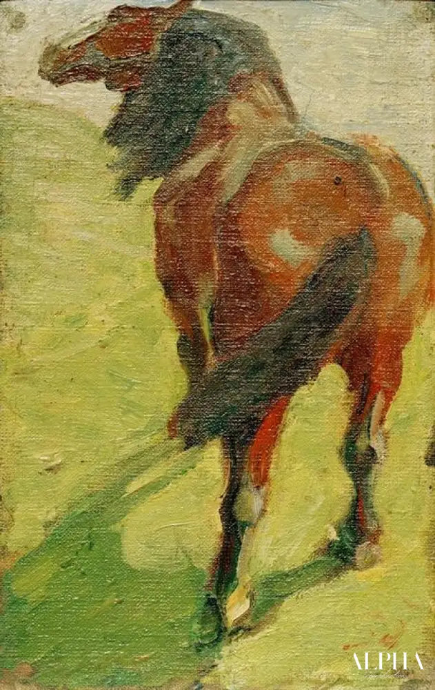 Étude d'un cheval - Franz Marc - Reproductions de tableaux et peintures haut de gamme