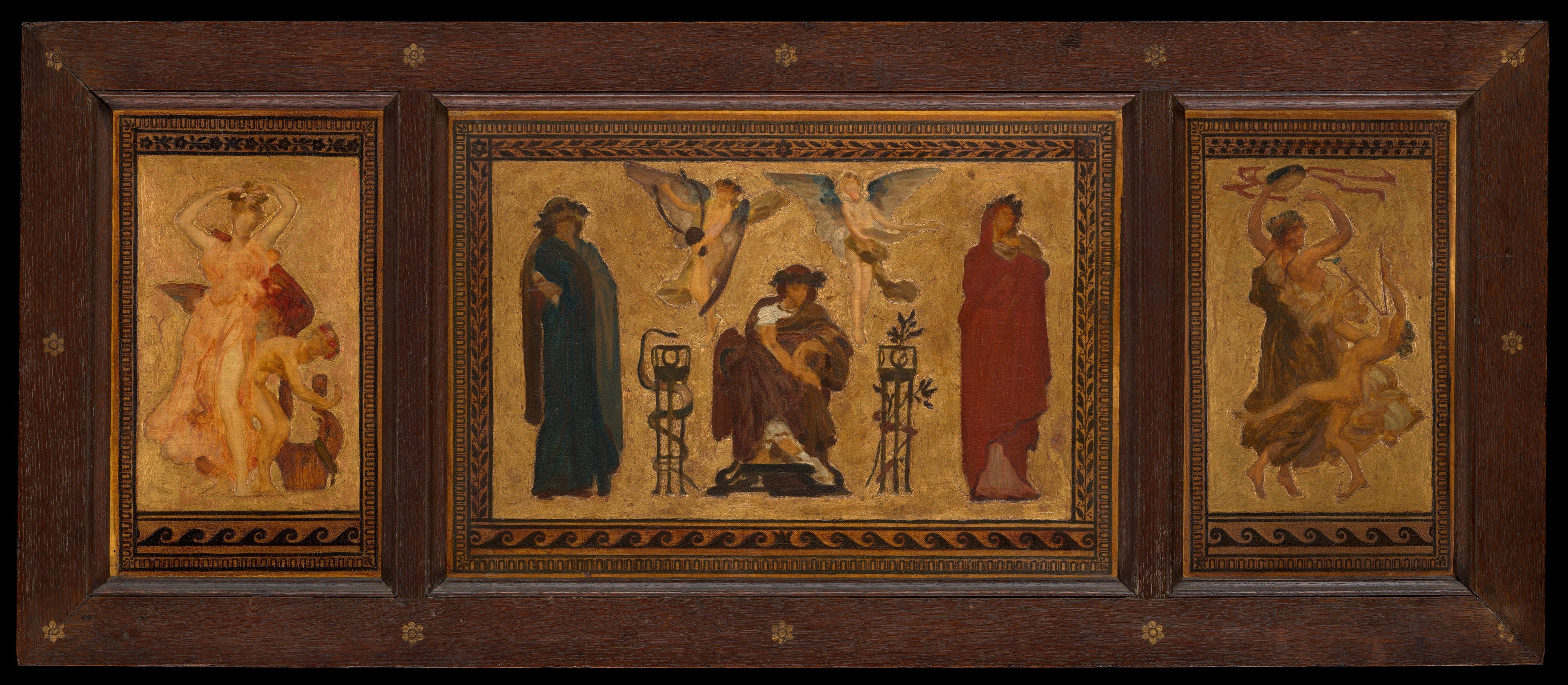 Étude pour le plafond de la salle de musique Marquand - Frederic Leighton