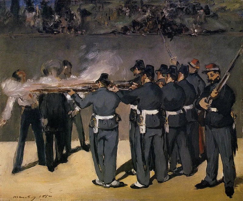 Exécution de l'Empereur Maximilien du Mexique - Édouard Manet