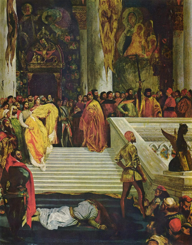 Exécution du doge Marino Faliero - Eugène Delacroix