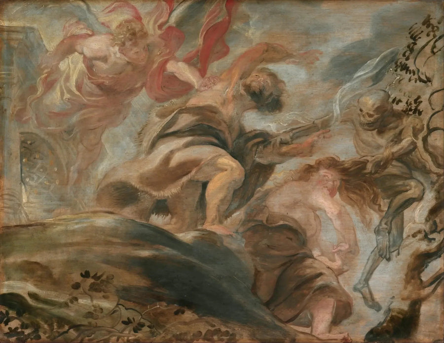 Expulsion du jardin d'Eden - Peter Paul Rubens