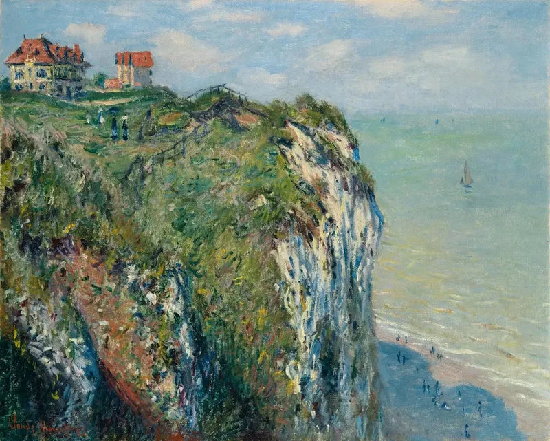 La Falaise à Dieppe W759 – Claude Monet