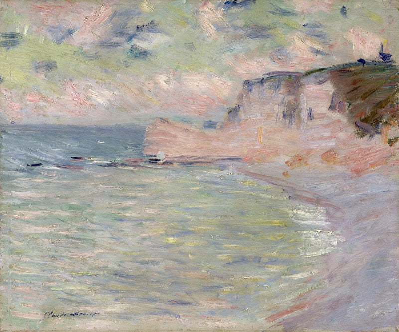 Falaise et Porte d’Amont, effet du matin W1011 – Claude Monet