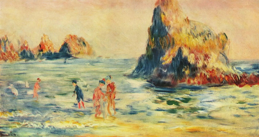Falaises de Guernesey - Pierre-Auguste Renoir