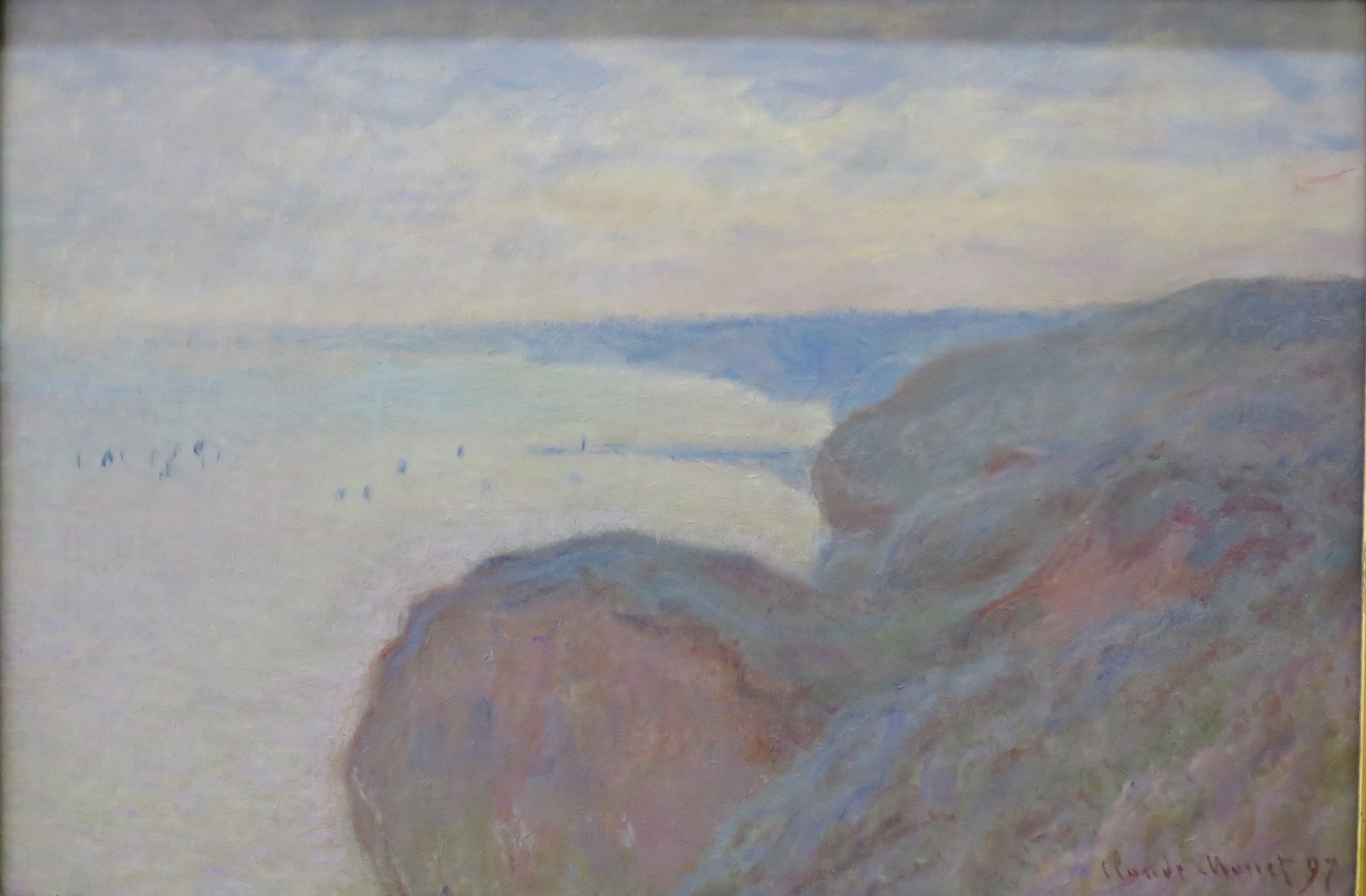 Klipper nær Dieppe, Claude Monet