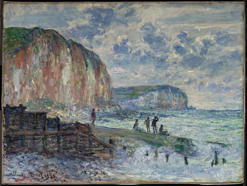 Les Falaises des Petites-Dalles W621 – Claude Monet
