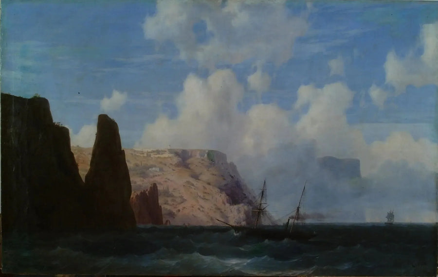 Falaises rocheuses - Ivan Aïvazovski