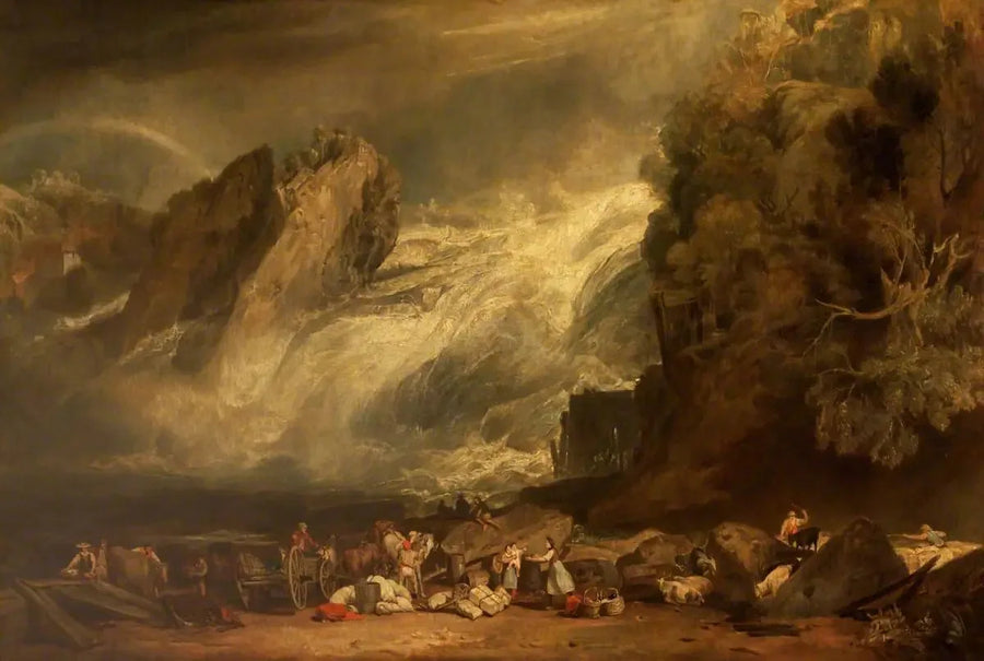 Falls of the Rhine at Schaffhausen - J. M. W. Turner