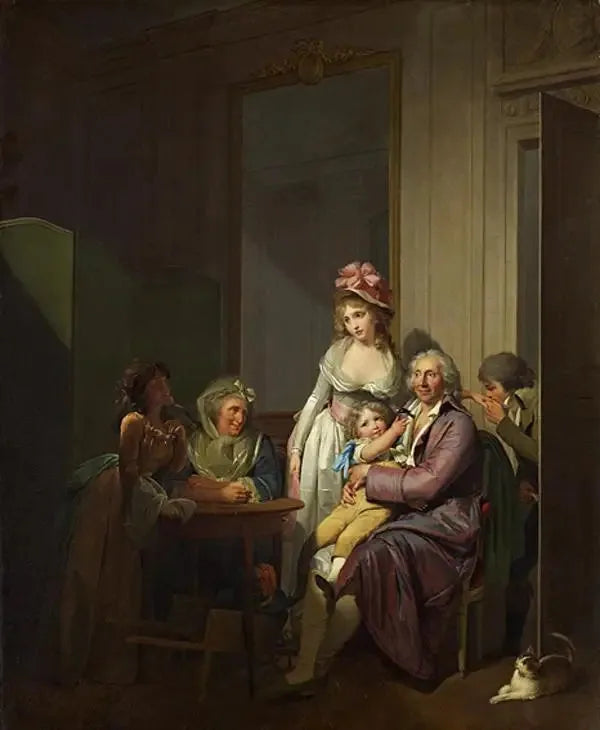 Famille dans un intérieur - Louis-Léopold Boilly
