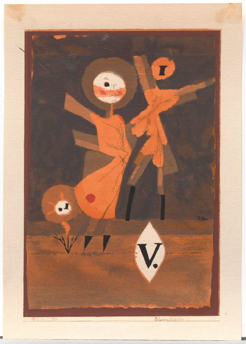 Famille de fleurs V. - Paul Klee