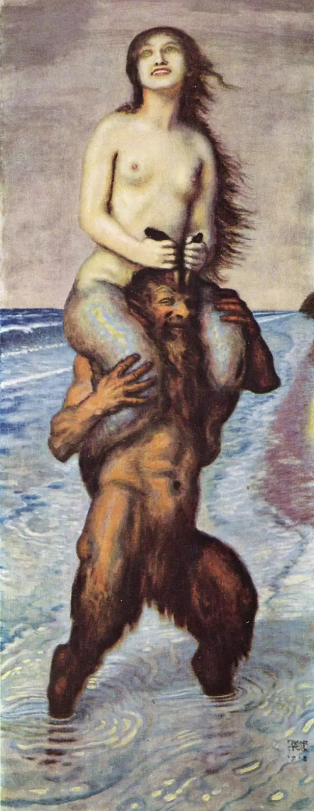 Faune et Sirène - Franz von stuck