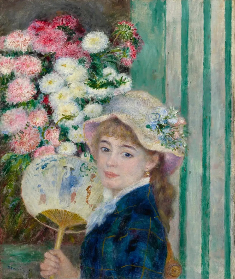 Femme à l'éventail - Pierre-Auguste Renoir