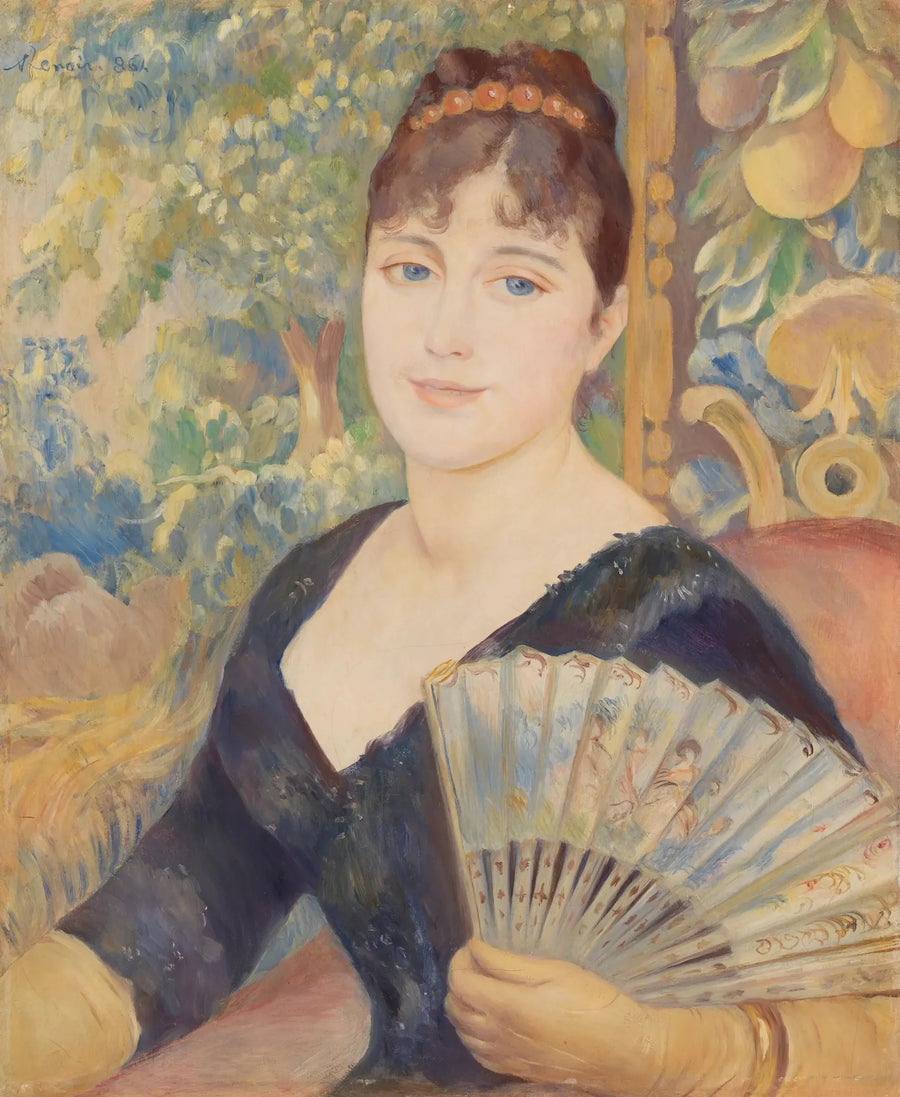 Femme à l'éventail - Pierre-Auguste Renoir