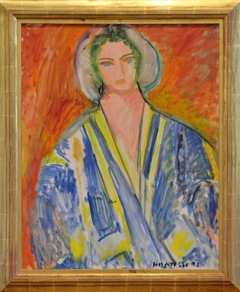 Femme à la gandoura bleue - Henri Matisse