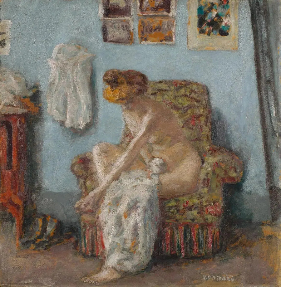 Femme à sa toilette - Pierre Bonnard