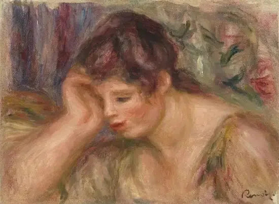 Femme accoudée - Pierre-Auguste Renoir