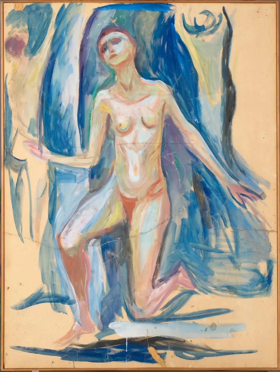 Femme agenouillée - Edvard Munch