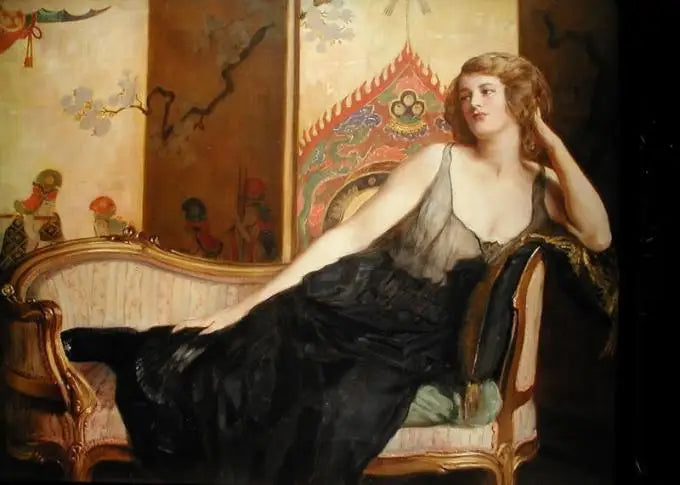 Femme allongée - John Collier