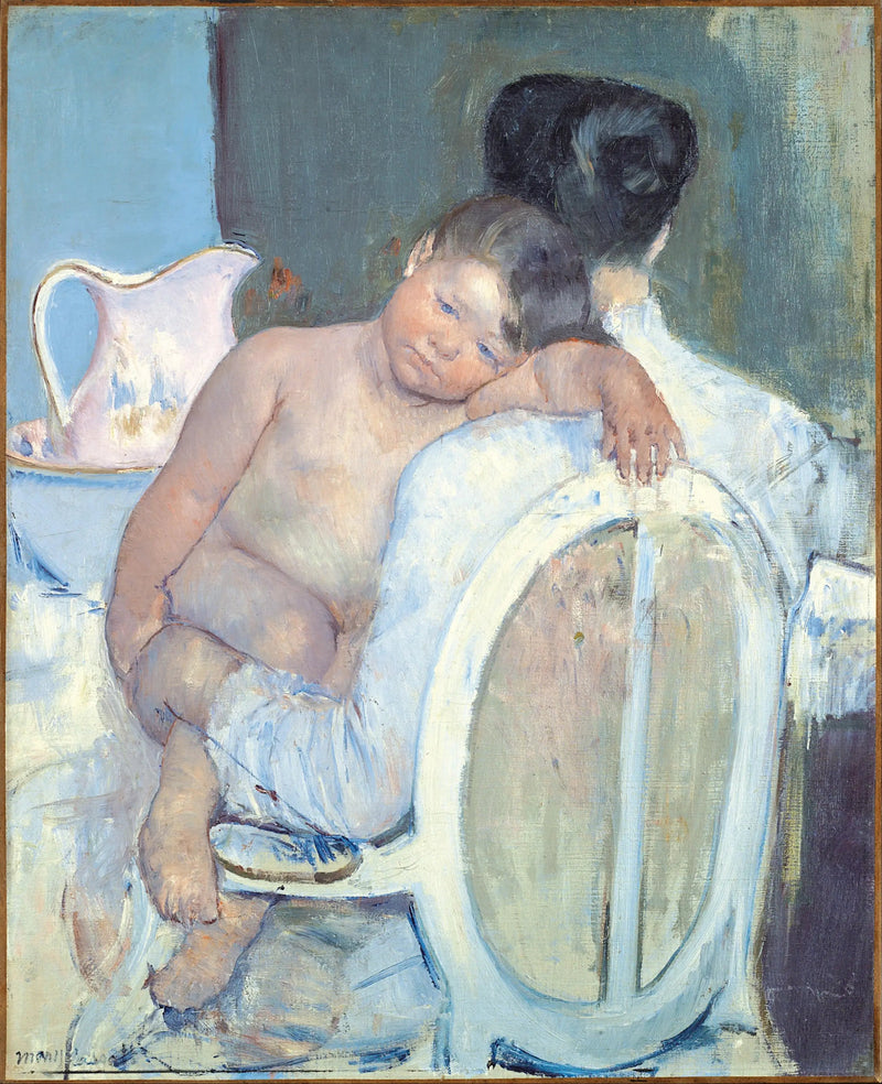 Femme assise avec un enfant dans ses bras - Mary Cassatt
