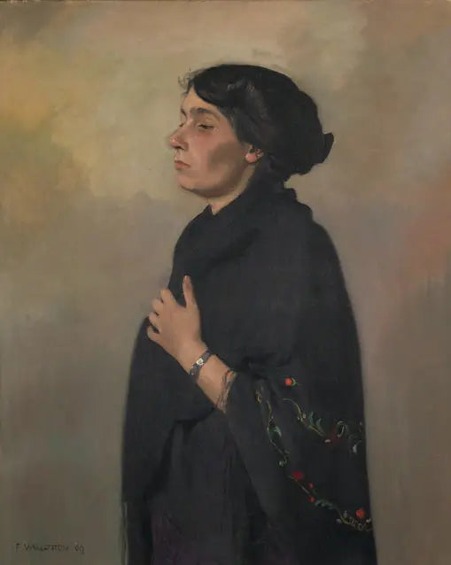 Femme au châle noir - Félix Vallotton