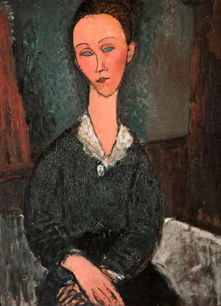 Femme au col blanc - Amedeo Modigliani