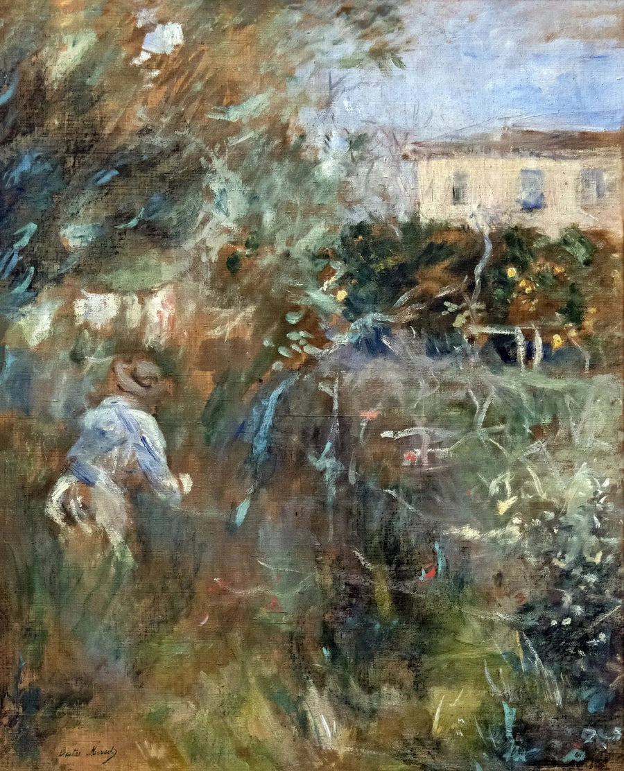 Femme au jardin (villa Arnulphi à Nice) - Berthe Morisot