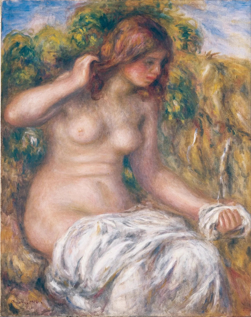Femme au printemps - Pierre-Auguste Renoir