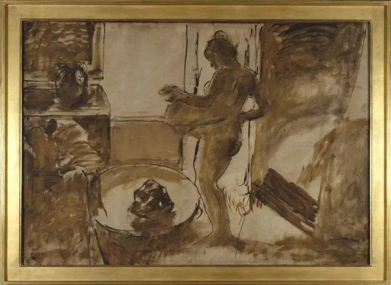 Femme au Tub - Edgar Degas