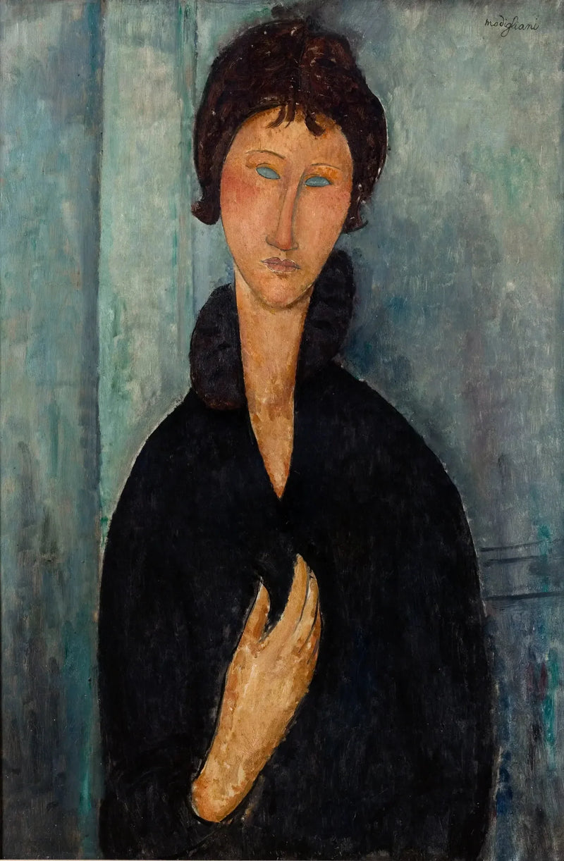 Femme aux yeux bleus - Amedeo Modigliani