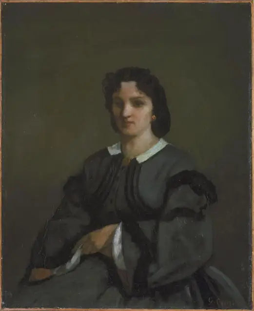 Femme avec des gants - Gustave Courbet