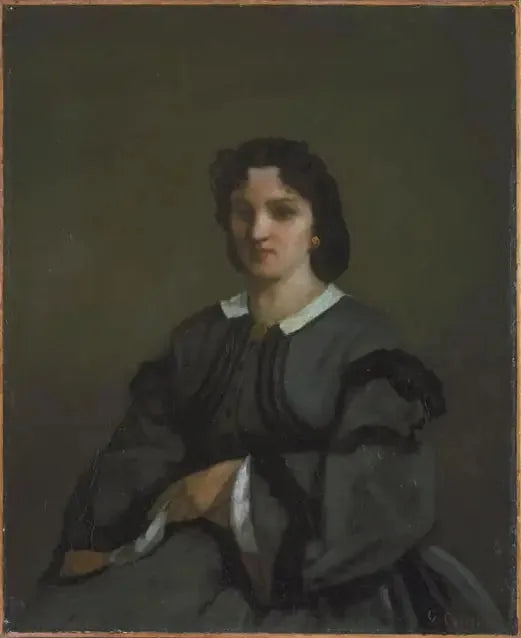 Femme avec des gants - Gustave Courbet