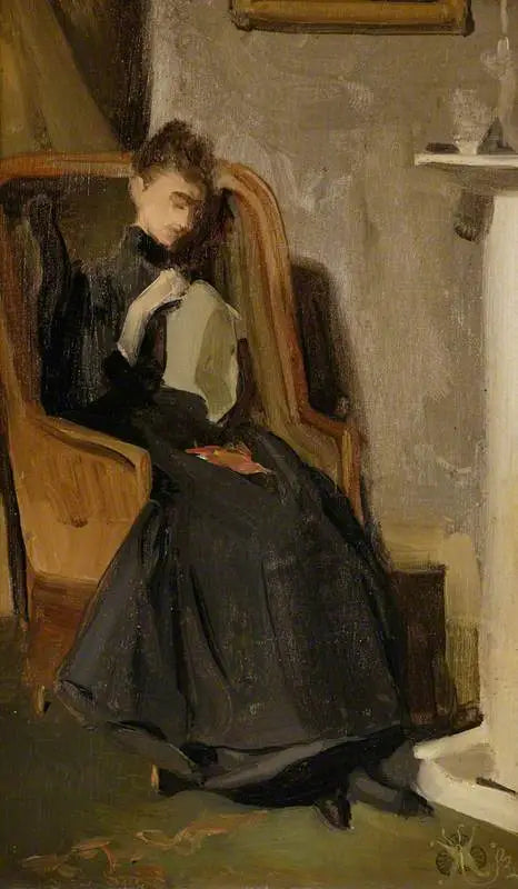 Femme cousant - James Abbott McNeill Whistler image 1 reproduction réalisée par Alpha Reproduction